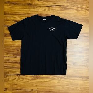 Palm Springs Black Logo Short Sleeve Tee - Men's Crew Neck